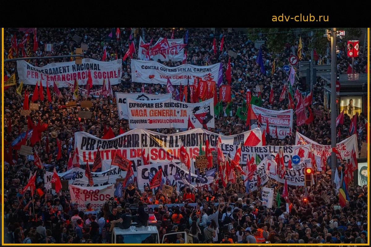 Barcelona: Miles protestan por crisis de vivienda tras anuncio de elecciones